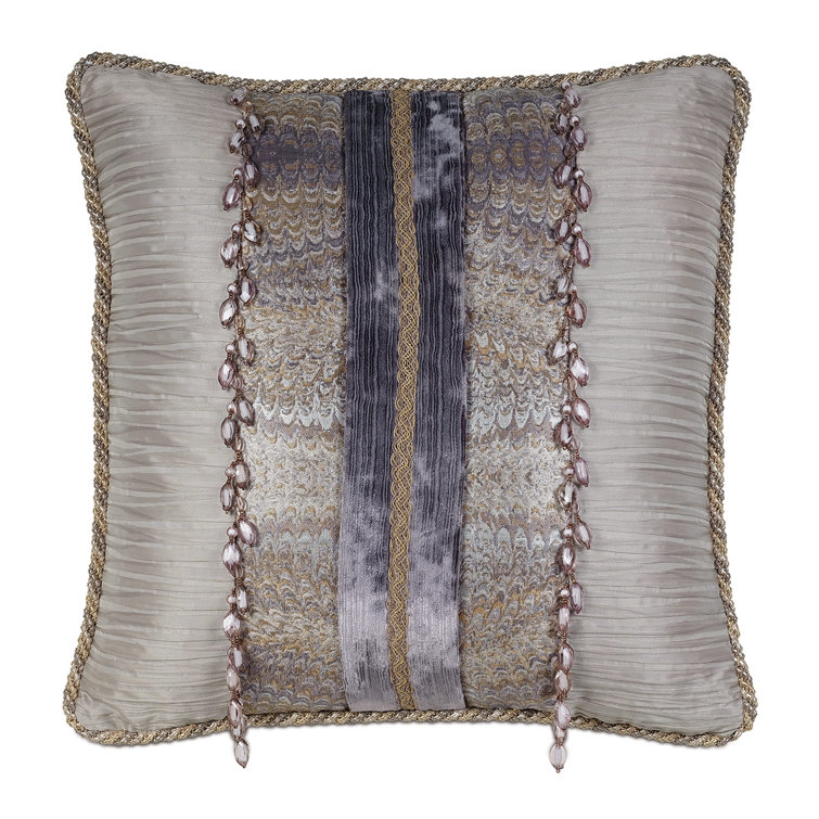 Beaded throw best sale pillow covers